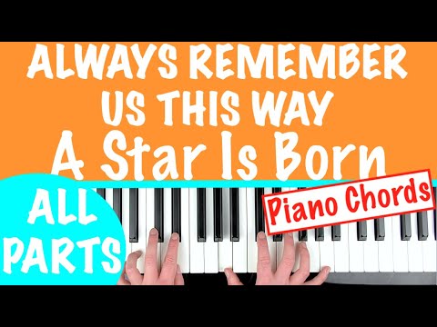 how-to-play-'always-remember-us-this-way'---a-star-is-born-(lady-gaga)-|-piano-chords-tutorial