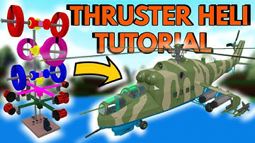 ROBLOX Build A Boat Thruster Helicopter Gyro Mechanic Tutorial