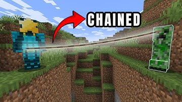 Minecraft, But I Am Chained Together To Creeper