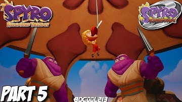 Spyro Reignited Trilogy - Spyro 2 Gameplay Walkthrough Part 5 - Autumn Plains World - PS4 Lets Play