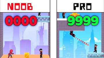 NOOB vs Pro vs Hacker in Web Rope Hero Battle | 3D New Web Rope Hero Battle - Noob vs Pro Game Play