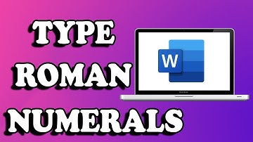 How to type roman numerals on keyboard: How to write roman numbers in ms word