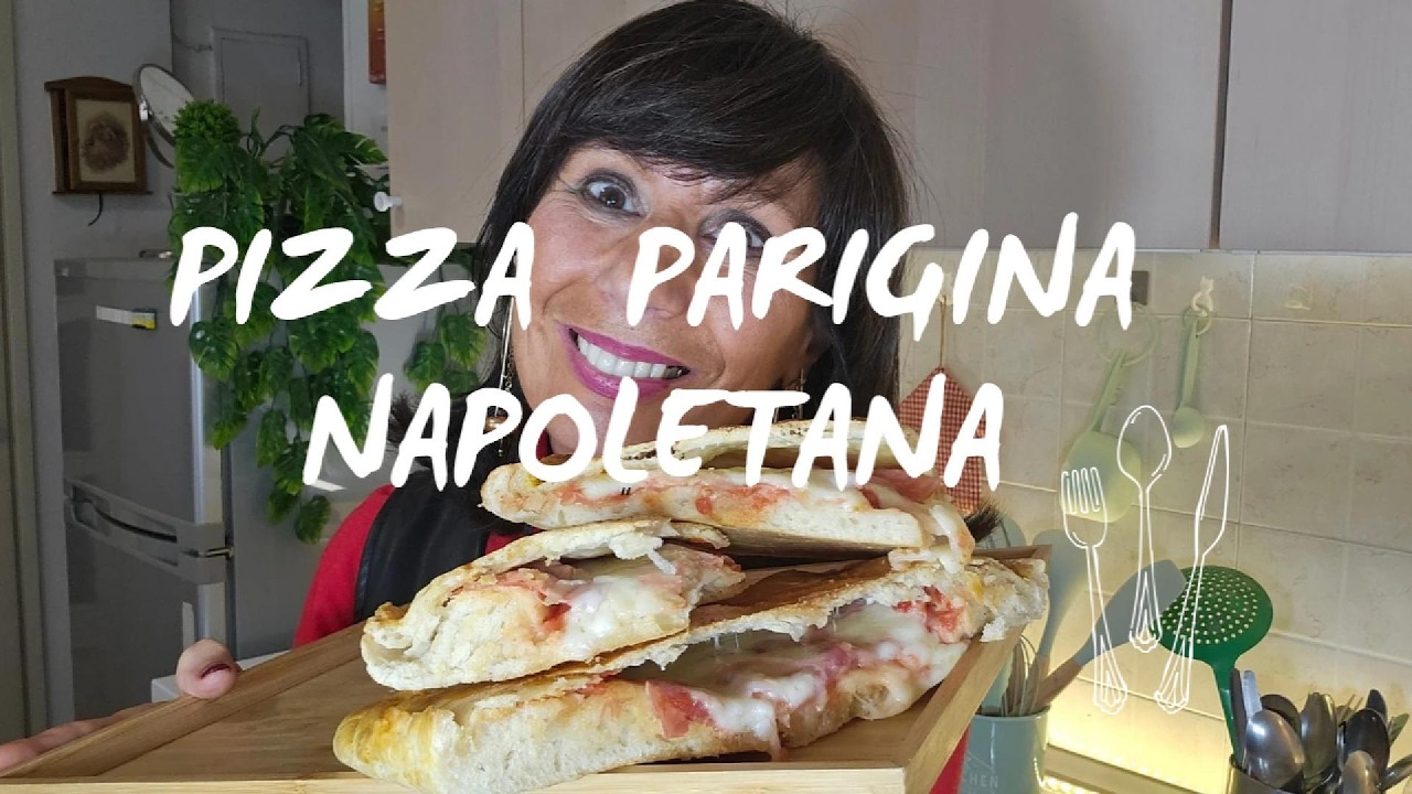 Pizza Parigina originale napoletana | Ricetta facile fatta in casa con sfoglia croccante