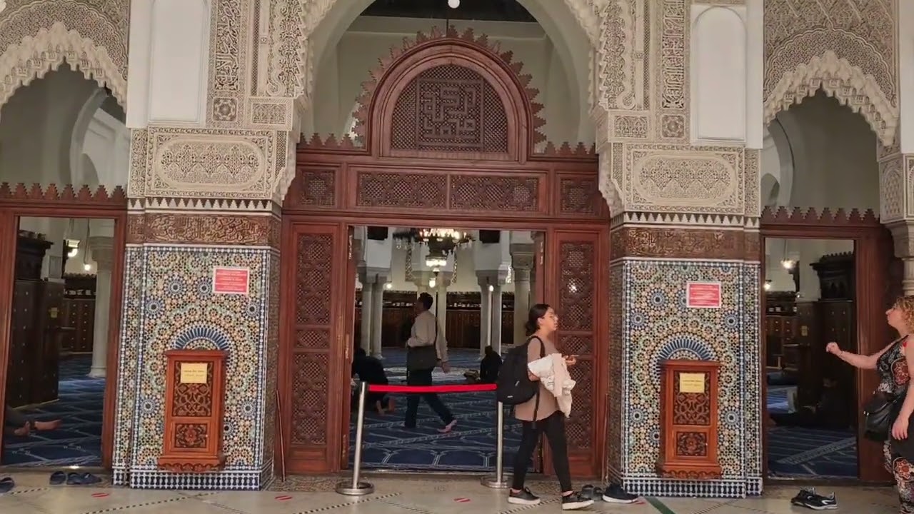 Beautiful Moorish Style Grand Mosque of Paris | 100 Years old Masjid