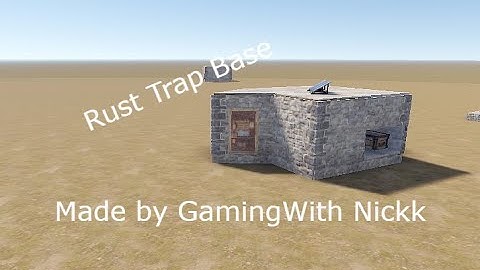 Rust Trap Base | Good solo trap base! | Using electricity!!!!