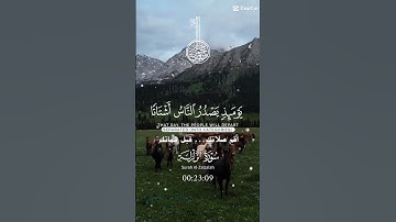 تلاوة خاشعة عطرة مباركة جميلة عذبة للشيخ سعد الغامدي سورة الزلزلة