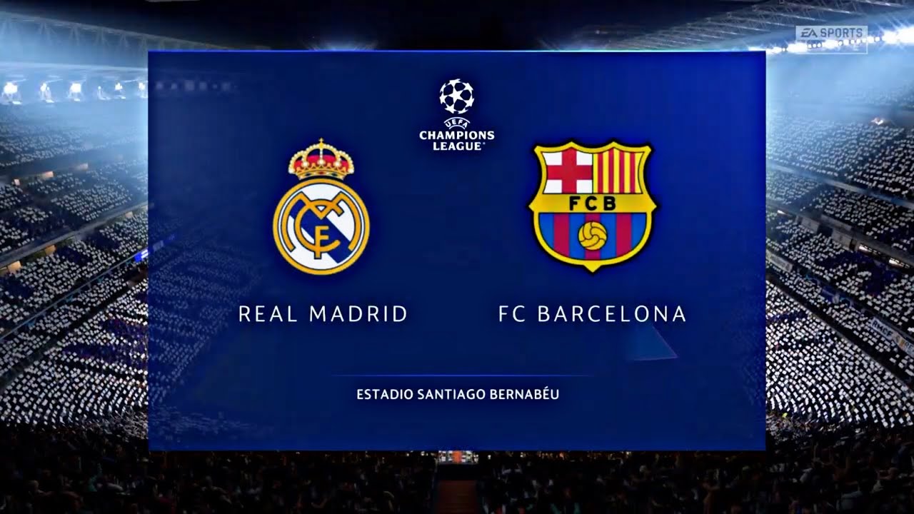 FIFA 22 | Real Madrid vs FC Barcelona - UEFA Champions League - PlayStation 4 (Gameplay)