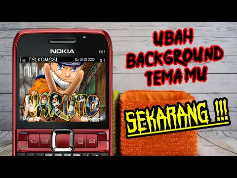 Symbian os Nokia e63 |  How to change or change the background of the symbian hp theme