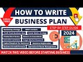 How to Write a Business Plan - Step by Step Guide