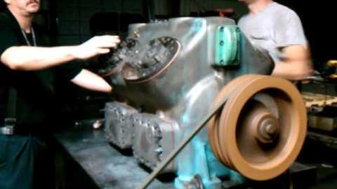 Late night building 5H80 compressor.