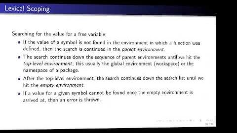 3   3   Scoping Rules in R
