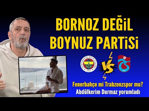 Abdülkerim Durmaz dediğini yaptı!  F.Bahçeli futbolcunun bornuzlu fotoğrafı bardağı taşırdı!