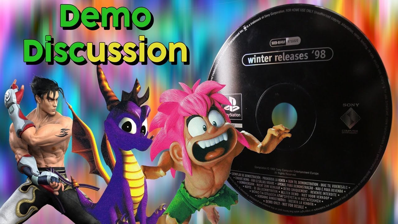 Demo Winter Releases 98 PS1 - Jeux PAL Loose - Tombi, Medievil, Tekken - Etat Correct