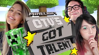 Judging the OfflineTV Minecraft Talent Show..