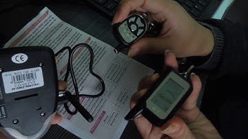 cardot diy 2 way car alarm system remote central learning process