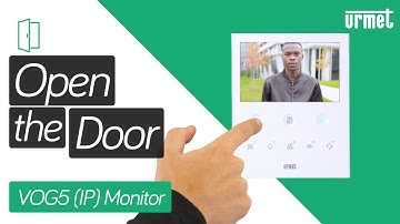 How to Open the Door - Urmet VOG 5 (IP) Handsfree Monitor