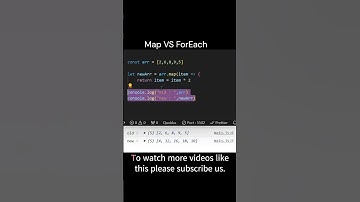 Interview Challenge # 27  ||  Map vs ForEach in JS YT #frontend #shorts #javascript