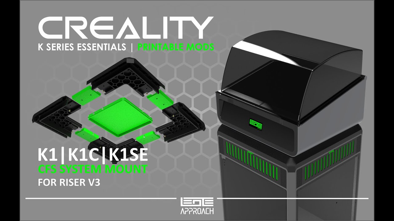 CREALITY K1 | K1C | K1SE - CFS SYSTEM MOUNT | FOR RISER V3 by LEOTE ...