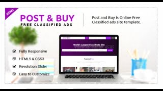 Post and Buy - Classified Ads HTML Template | Themeforest Download