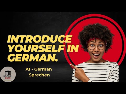 How To Introduce Yourself In German Easy German For Beginners A1 German