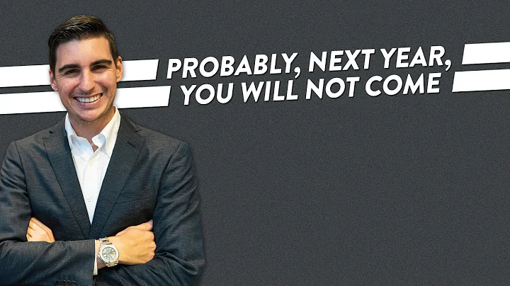 Probably, Next Year, You Will Not Come - Antonio Martinez & Network Marketing Pro