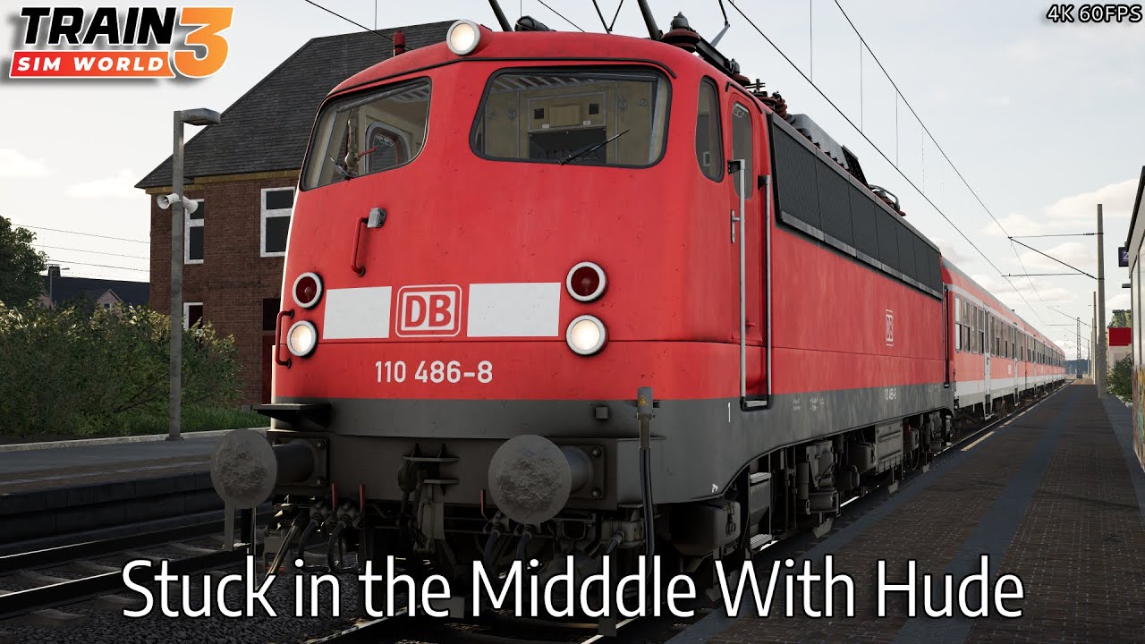Stuck in the Middle With Hude - Bahnstrecke Bremen - Oldenburg - BR 110.3 - Train Sim World 3
