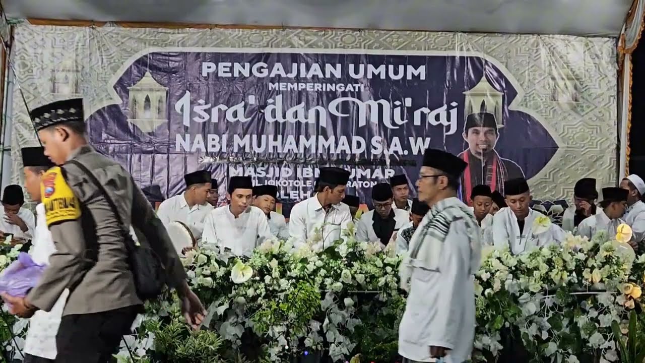 Hadroh Albanjari Ibnu Umar - Peringatan Isra Mikraj bersama KH Kholil Yasin