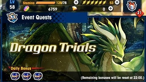 ↟Dragalia Lost↟ All Dragon Trials - Master Co-op iPad screen Gameplay