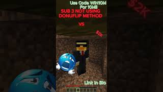 DonutFlip Use Code WIN10M for 10Mil  #donutsmp #minecraft #viral #shorts