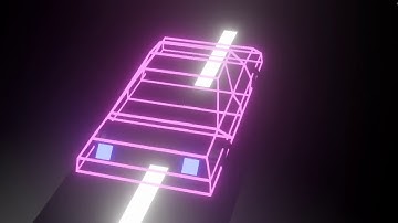 SYNTHWAVE GRAPHICS ON BLENDER 3D | DEMO | NEONS