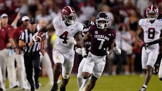 Brian Robinson (Alabama RB) vs Texas A&M (2021)