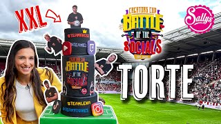 Größte Motivtorte ever Battle of the Socials Torten Vlog - mit @Knossi & @YounesZarou