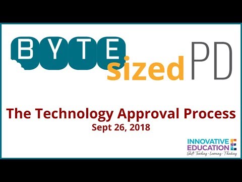 BYTEsized PD - The Technology Approval Process (TAP)