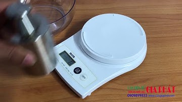 Cân điện tử Tanita KD160 2kg/1g, cài đặt / hiệu chuẩn / chuẩn lại cân cho đúng