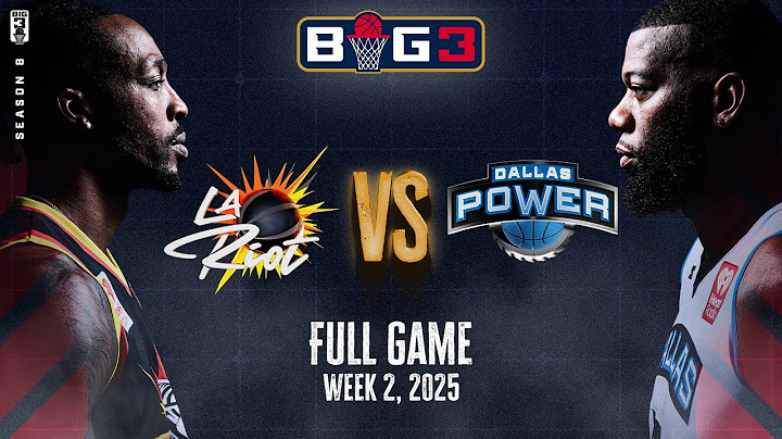 Jordan Crawford TAKES over, drops 29 pts! | 2025 BIG3 Week 2 Full Game | LA Riot vs. Dallas Power