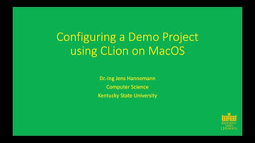 Toolchain Setup - Configuring a Demo Project using CLion on MacOS