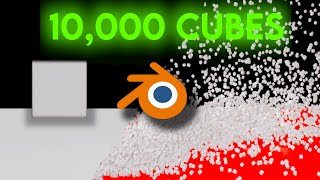 Rendering 1 cube to 10,000 cubes