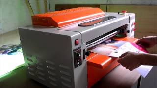 desktop small UV coating machine