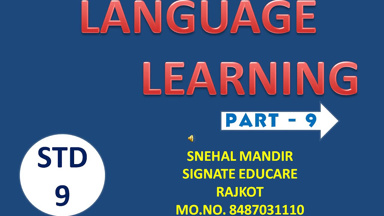 Language learning - YouTube