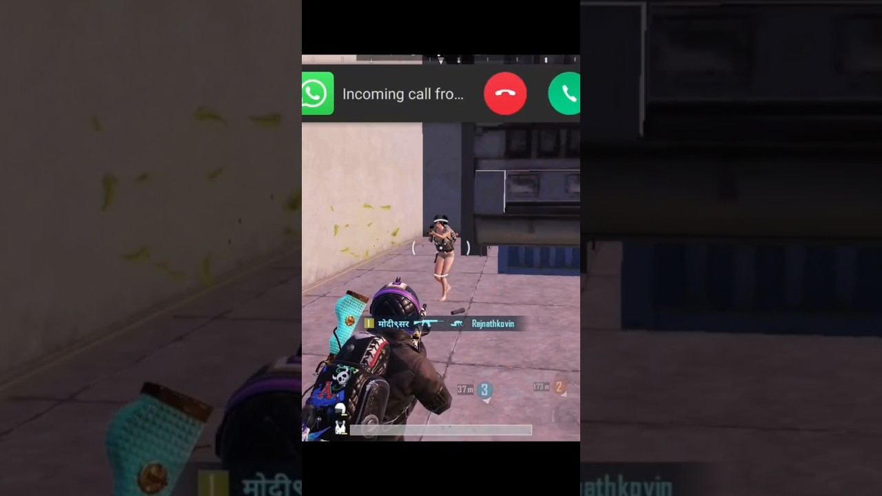 incoming call 😡. (BGMI) Wait for end. 