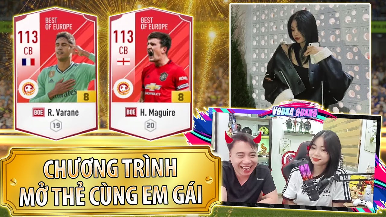 Vodka Quang | SHOW MỞ THẺ đặc biệt của Linh ngây thơ và ông anh quái vật – FIFA4