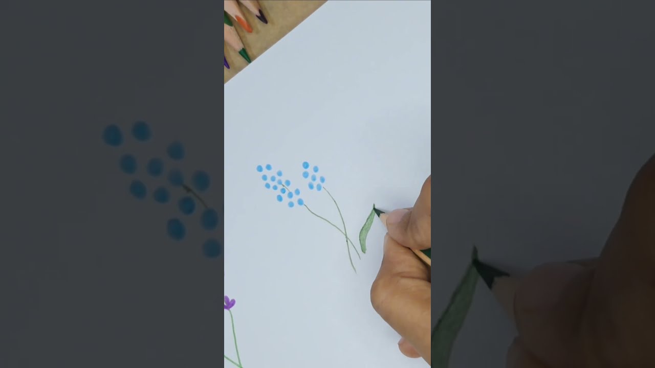 Simple Flower Drawing In 1 Minute Shorts