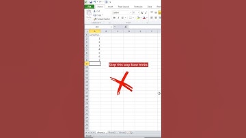 Ms Excel shortcut key!! Excel me serial number kaise likhe #youtubeshorts #ytshorts #viral