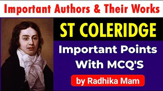 Important Authors And Their Works | Samuel Taylor Coleridge | TGT PGT English Preparation