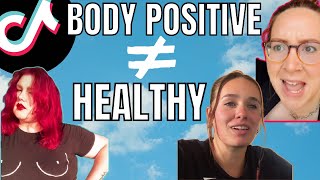 Body Positivity NOT an Excuse to Neglect your Health     Fat Acceptance TikTok Cringe