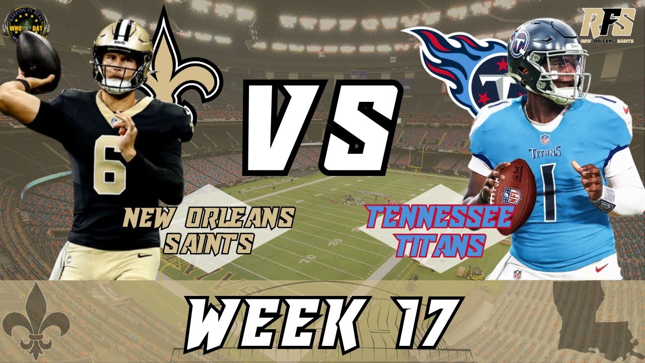 NEW ORLEANS SAINTS VS TENNESSEE TITANS | LIVE WATCH-A-LONG || COME ON IN 📱