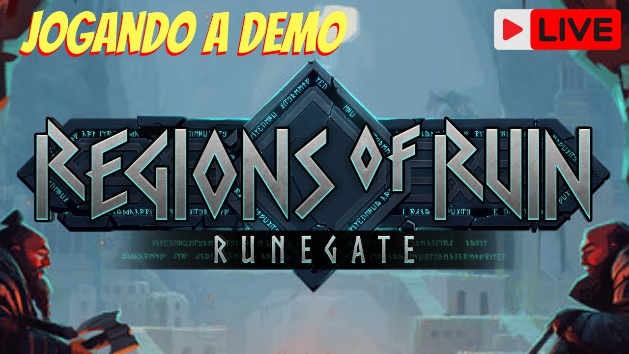 Live | Jogando Demo - Regions of Ruin: Runegate | Ao Vivo