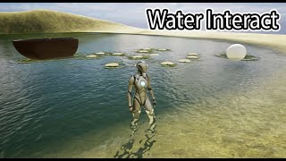 Update Water Interact System setup Unreal Engine 5