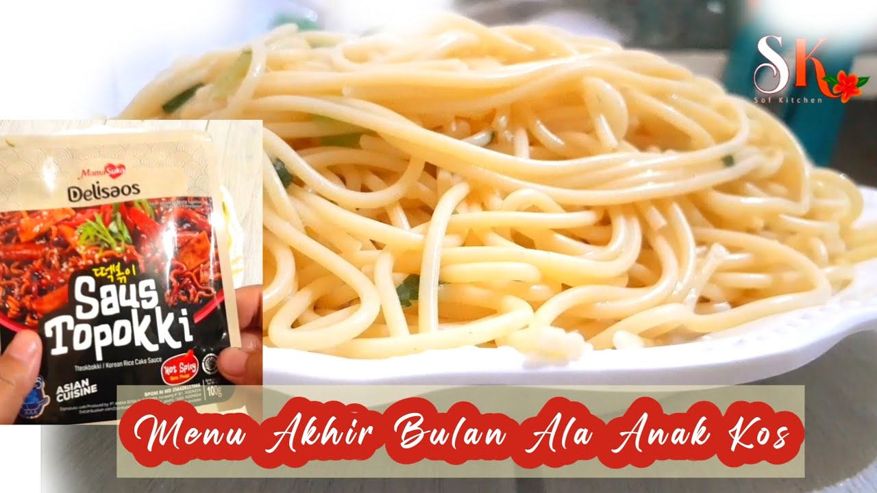 Cara Memasak Spaghetti La Fonte dengan Saus Tapokki Simple dan Enak Ala