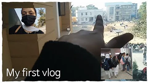 My first vlog ||  A day in my college ||